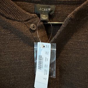 Rugged Cotton Henley Sweater